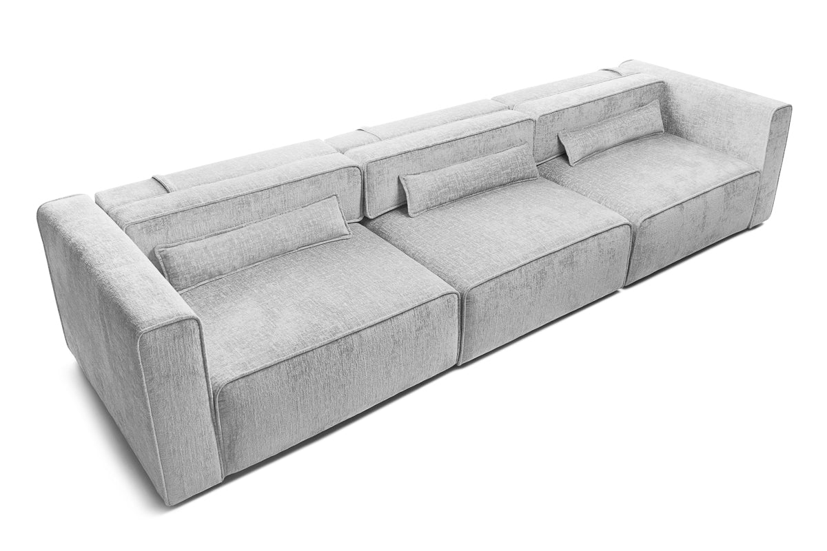Canapea Extensibilă 5 locuri ZANETTO, cu 3 lăzi depozitare, 340x103x70 cm Prestige Home