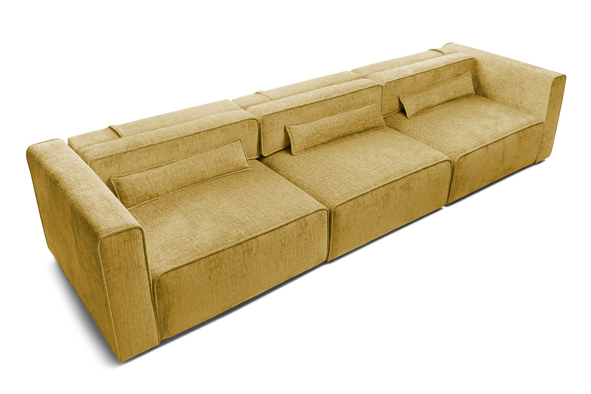 Canapea Extensibilă 5 locuri ZANETTO, cu 3 lăzi depozitare, 340x103x70 cm Prestige Home
