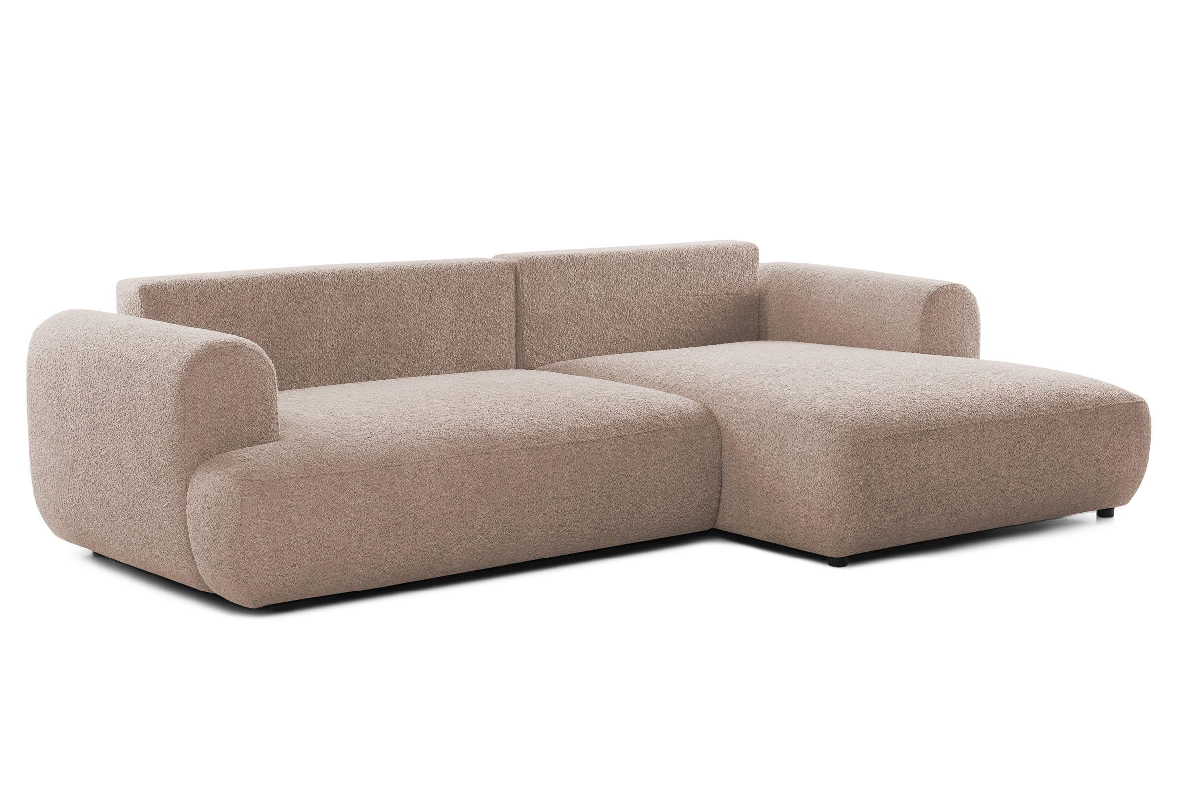 Colțar Extensibil 3 locuri NOA, cu ladă de depozitare, 270x155x80 cm Prestige Home