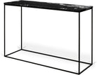 Consolă Gleam 120 cm, blat marmură negru Arboteca