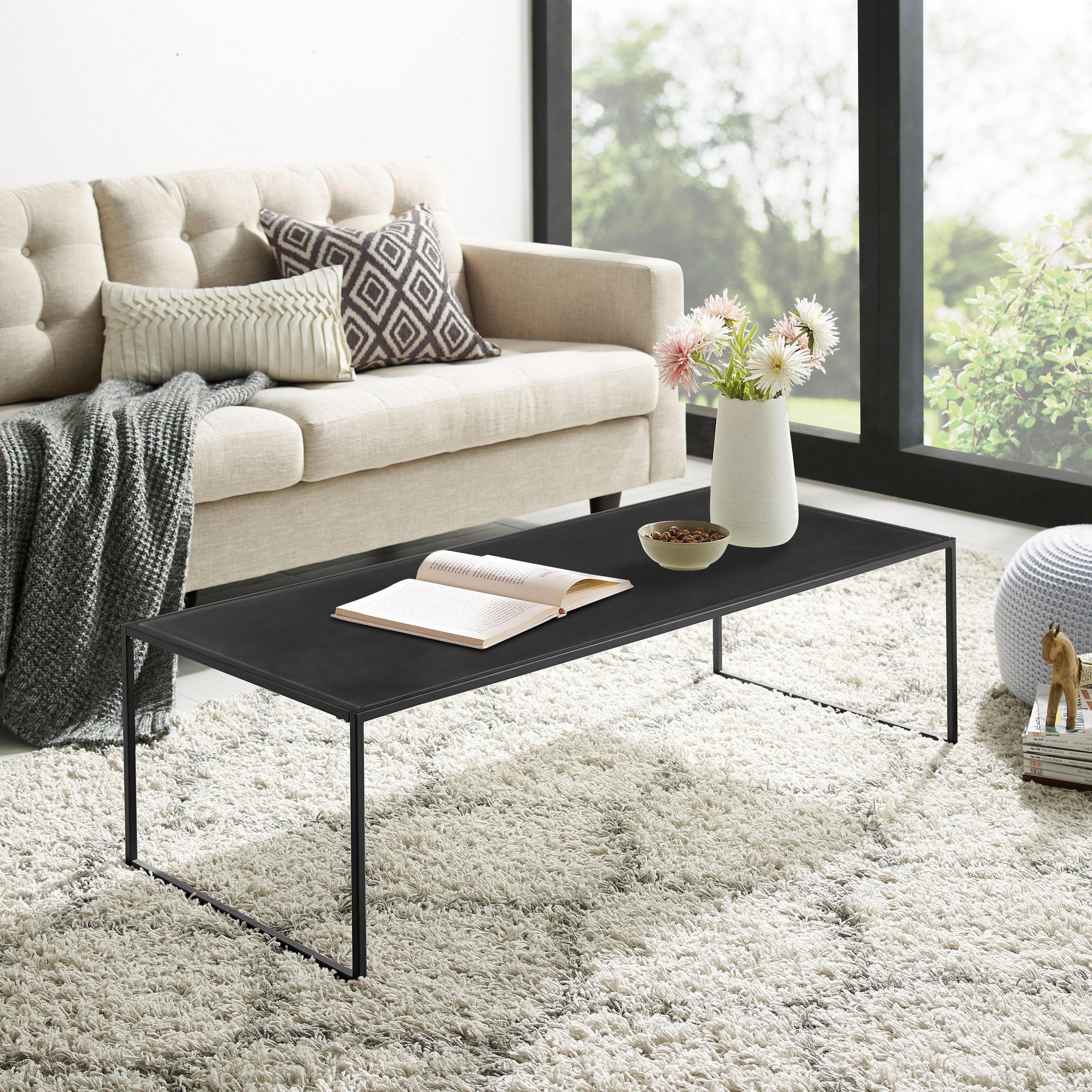 Măsuță de cafea Tischlein Deck Dich, metal, 120 cm latime Arboteca