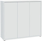 Pantofar Alice Springs cu 3 uși, 20 perechi, gri, 109×99×35 cm Arboteca