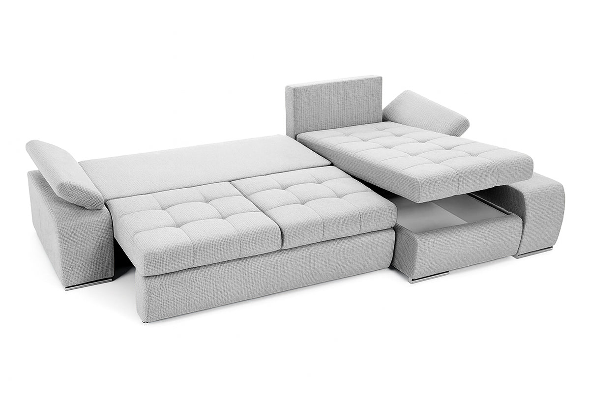 Colțar Extensibil VENETIA, cu ladă de depozitare, variante stânga/dreapta 290x170x80 cm Prestige Home