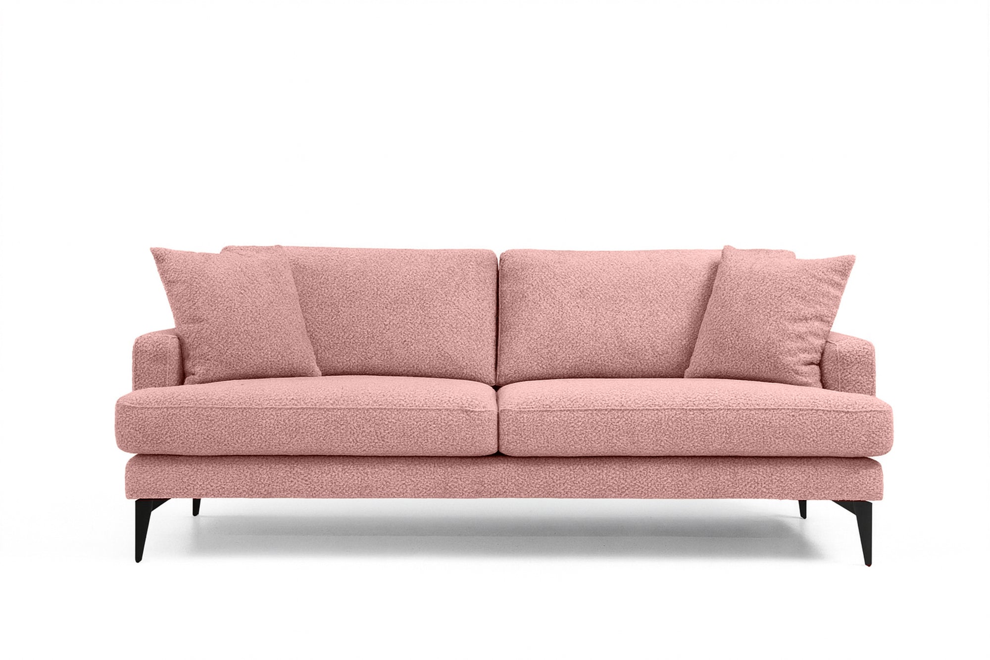 Canapea Fixă AZURRO, 3 locuri, 205x90x85 cm Roz-Mystery Prestige Home