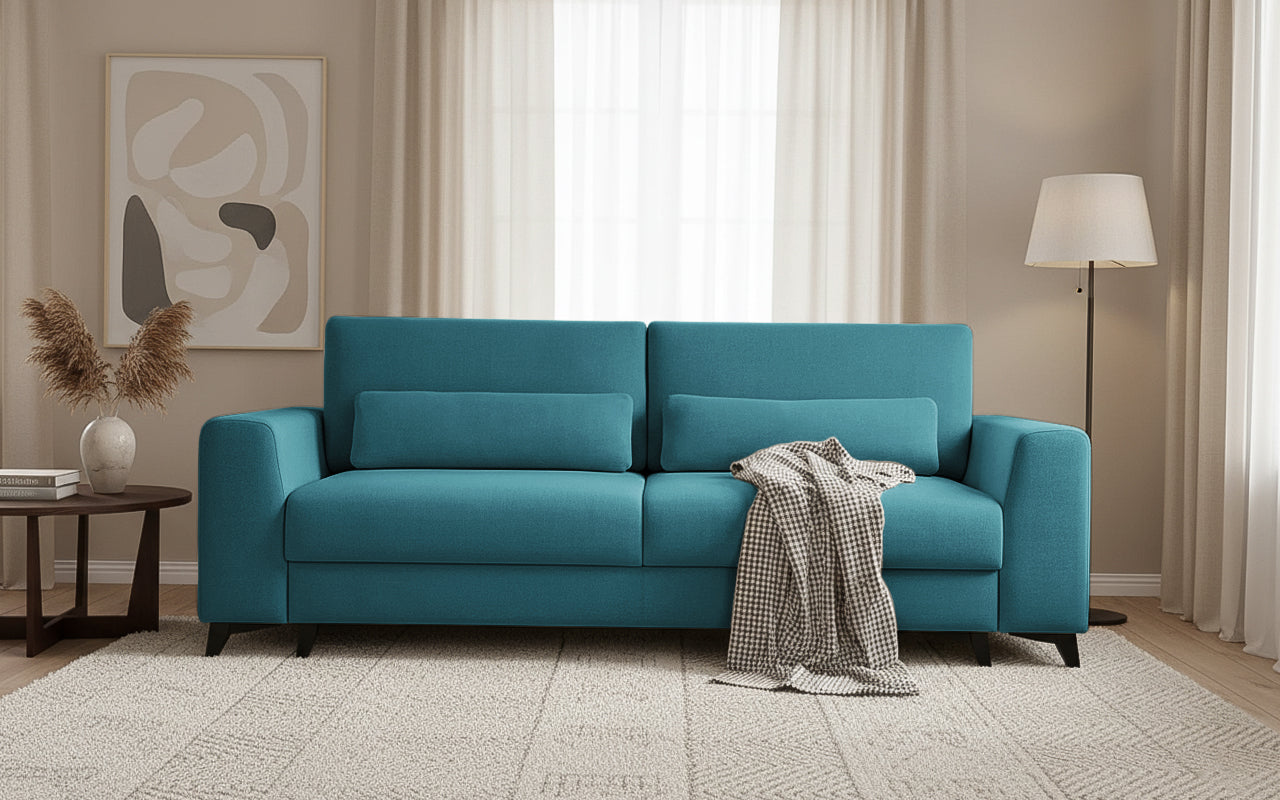 Canapea Extensibilă 3 locuri TIVOLI, cu ladă depozitare, 240x105x95 cm Prestige Home