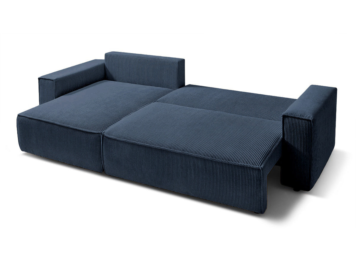 Colțar Extensibil CLOUD, cu ladă de depozitare, șezlong interschimbabil, 275x145x85 cm Prestige Home
