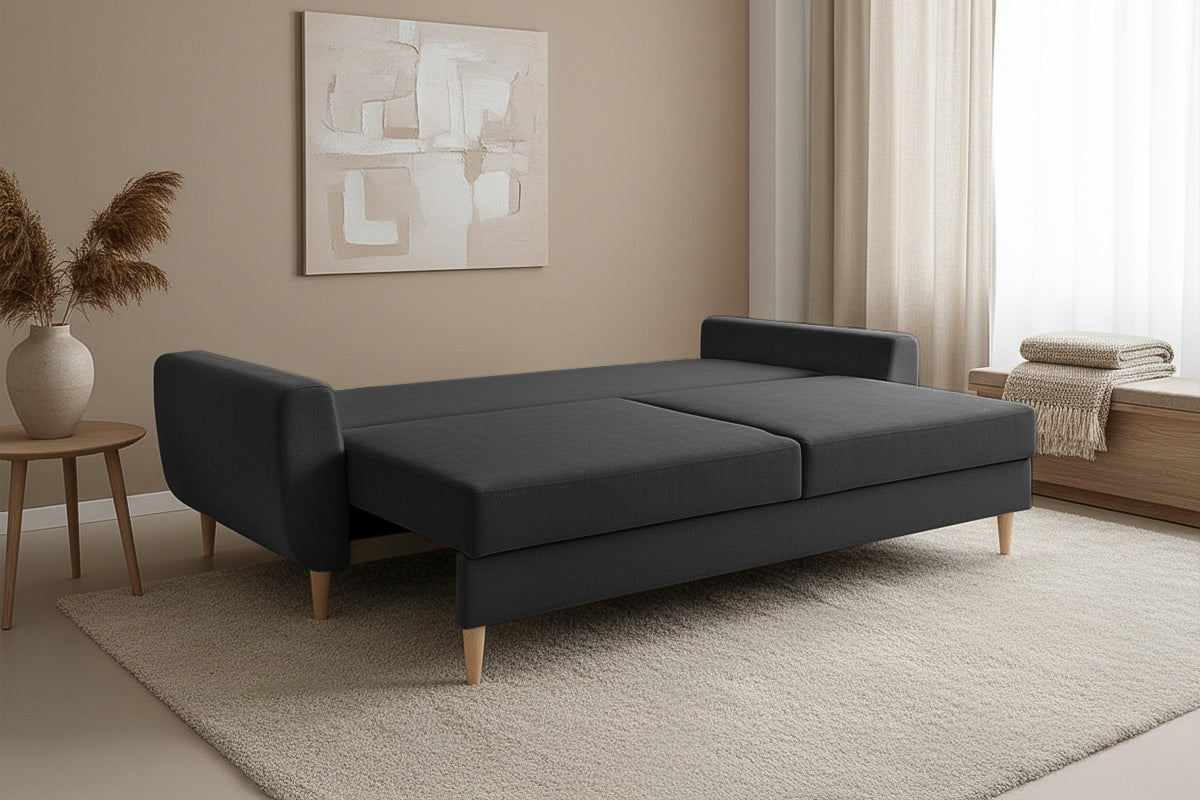 Canapea Extensibilă 3 locuri HELSINKI, cu ladă de depozitare, 227x90x90 cm Prestige Home