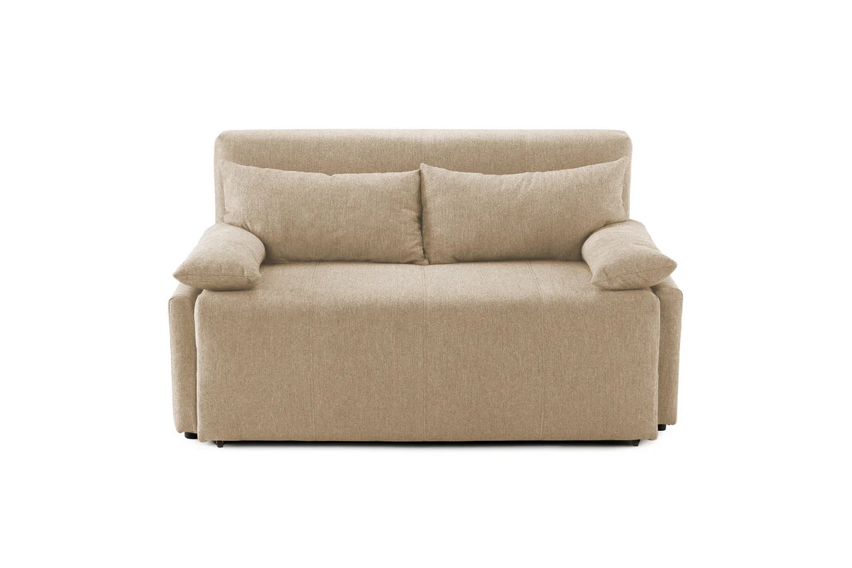 Canapea Extensibilă 2 locuri OSLO, 154x122x90 cm Bej-Loft Prestige Home