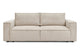 Canapea Extensibilă 3 locuri CLOUD, cu ladă de depozitare, 240x87x85 cm