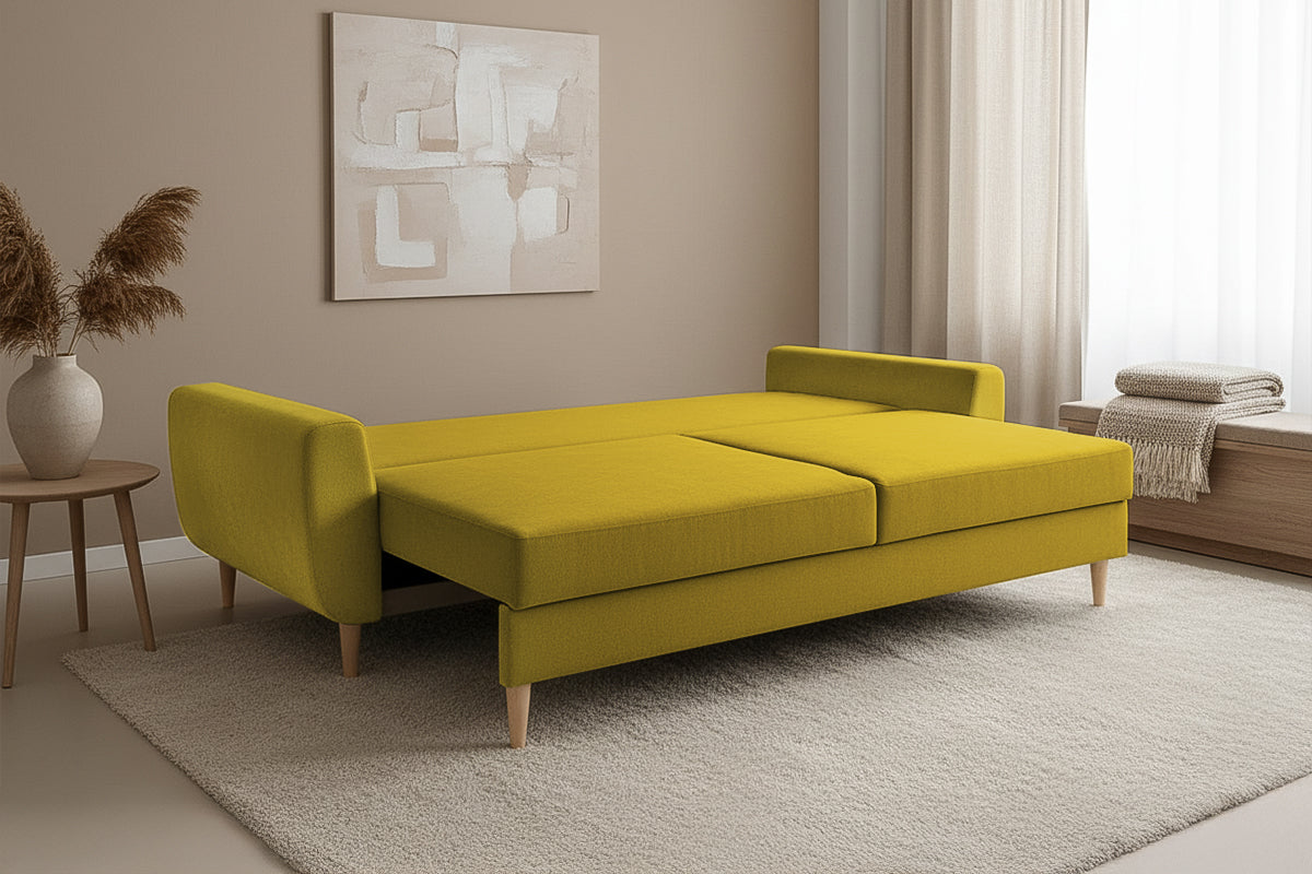 Canapea Extensibilă 3 locuri HELSINKI, cu ladă de depozitare, 227x90x90 cm Prestige Home