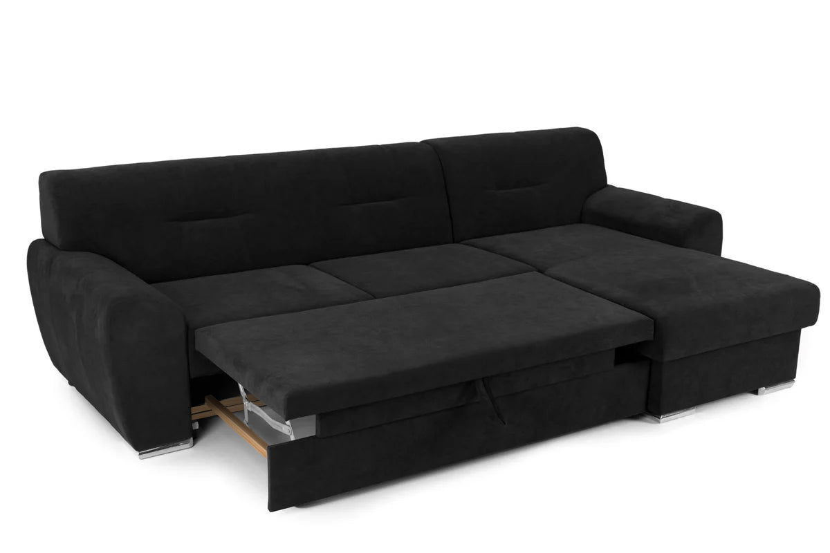 Colțar Extensibil ASTORIA, cu ladă de depozitare, variante stânga/dreapta 281x168x85 cm Prestige Home