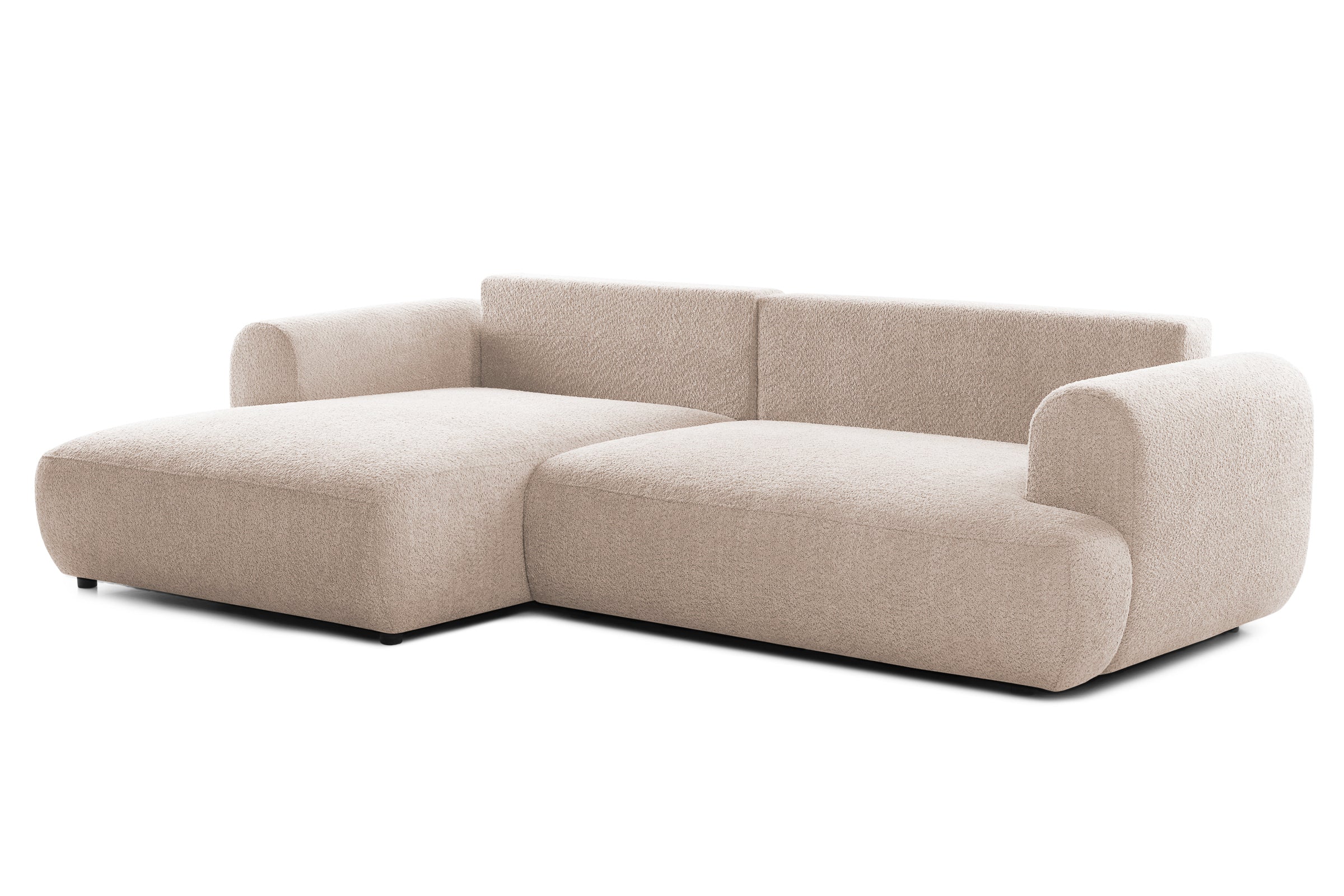 Colțar Extensibil 3 locuri NOA, cu ladă de depozitare, 270x155x80 cm Prestige Home