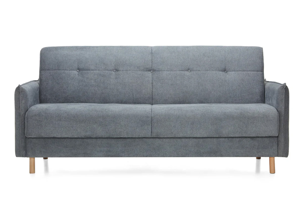 Canapea Extensibilă 3 locuri STONE, cu ladă de depozitare, 210x70x98 cm Aston-Gri Prestige Home