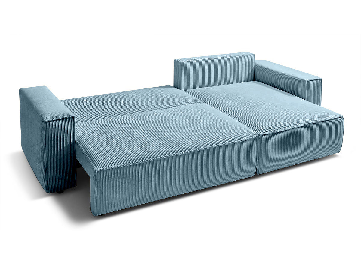 Colțar Extensibil CLOUD, cu ladă de depozitare, șezlong interschimbabil, 275x145x85 cm Prestige Home