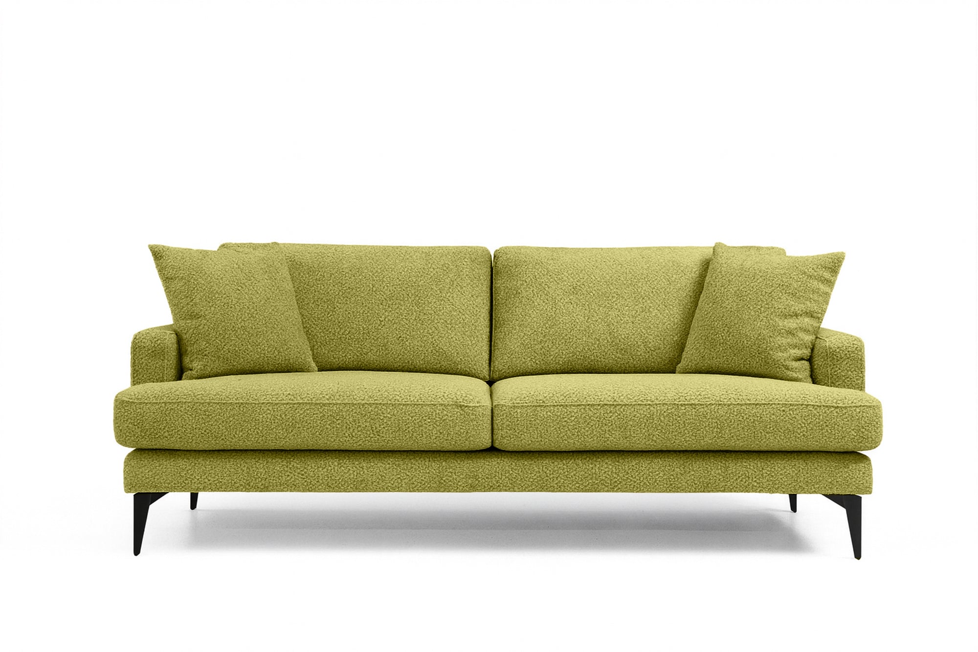 Canapea Fixă AZURRO, 3 locuri, 205x90x85 cm Verde-Olive-Mystery Prestige Home