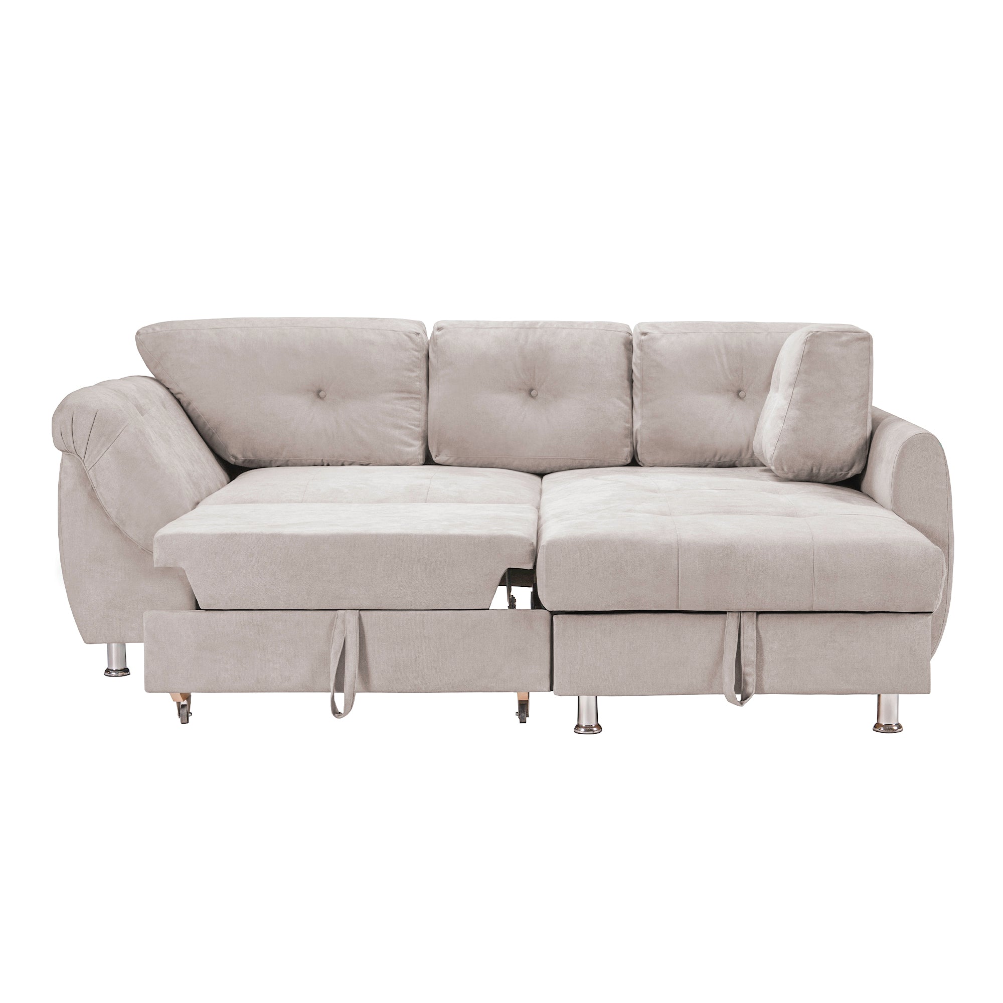 Colțar Extensibil MERLIN, cu lada depozitare, variante stânga/dreapta, 230 x 190 x 93 cm Prestige Home