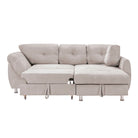 Coltar Extensibil MERLIN, cu lada depozitare, 230 x 190 x 93 cm, Prestigehome, #color_Gri-Taupe-Enjoy