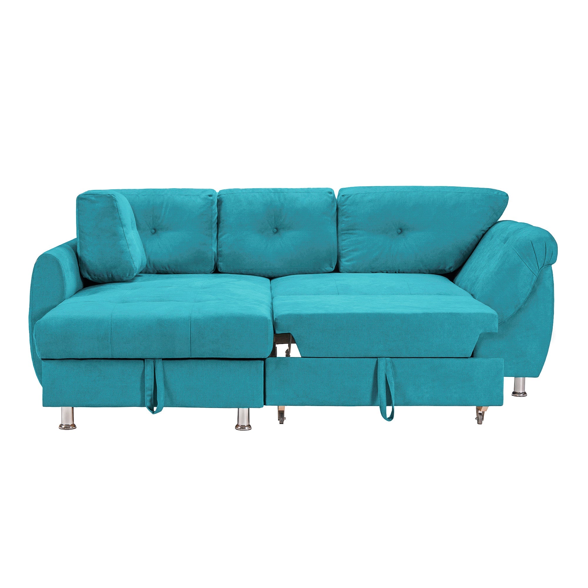 Colțar Extensibil MERLIN, cu lada depozitare, variante stânga/dreapta, 230 x 190 x 93 cm Prestige Home