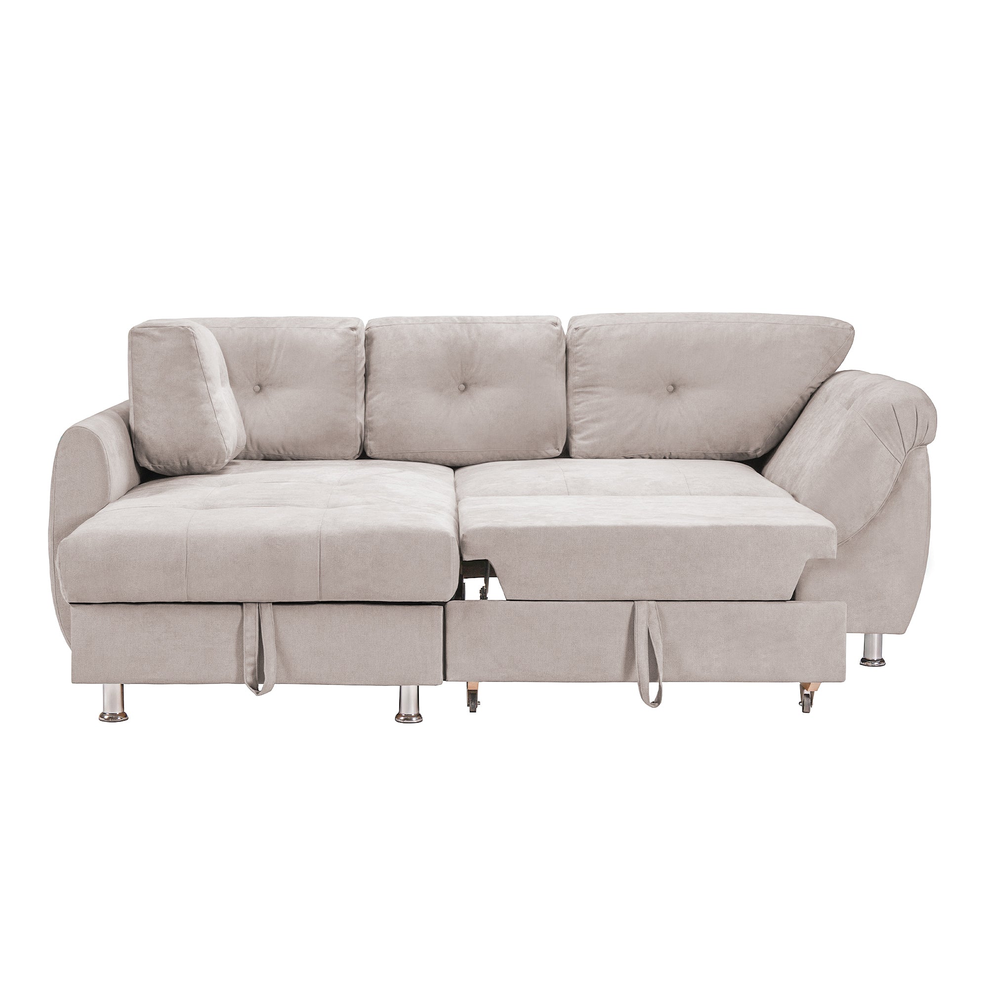 Colțar Extensibil MERLIN, cu lada depozitare, variante stânga/dreapta, 230 x 190 x 93 cm Prestige Home