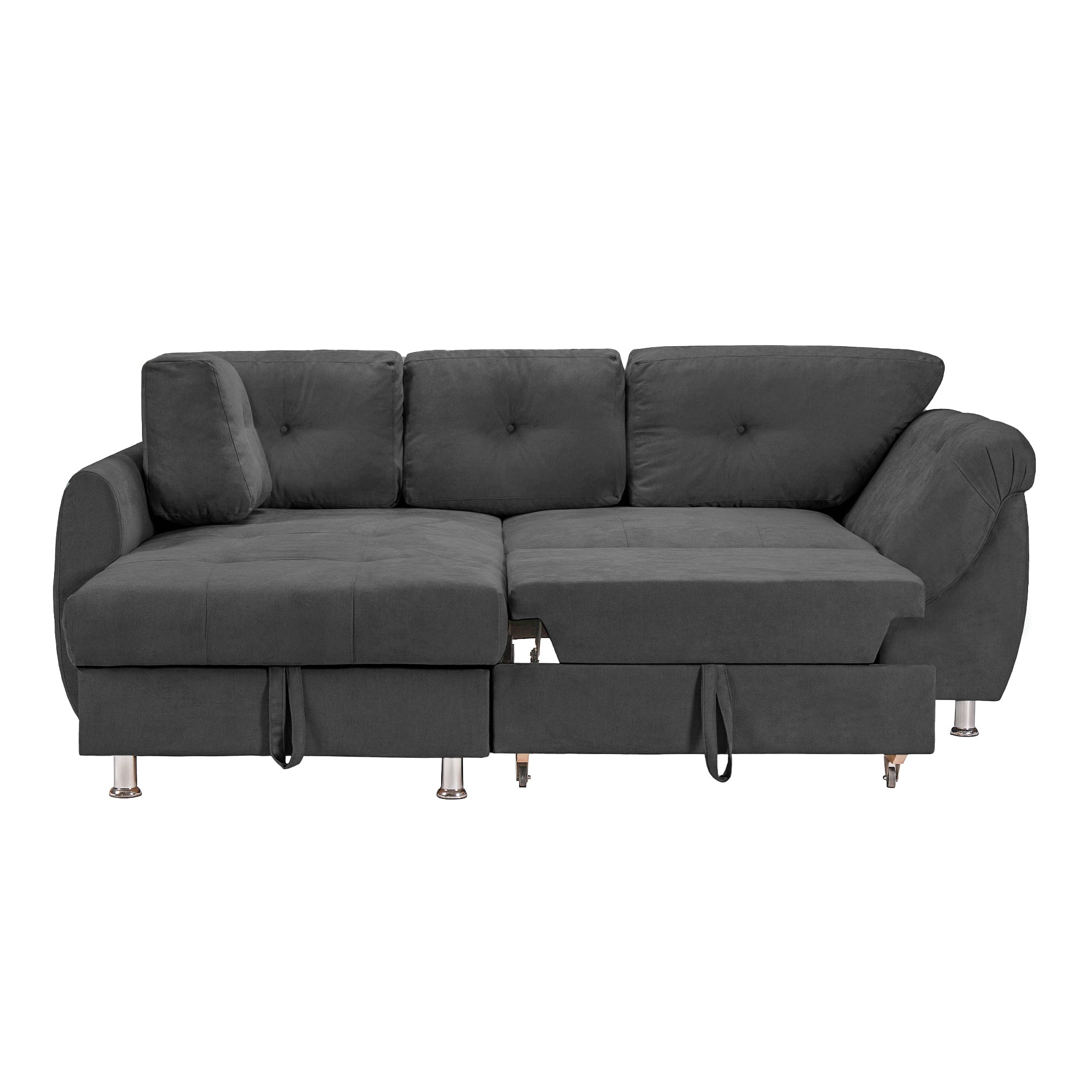 Colțar Extensibil MERLIN, cu lada depozitare, variante stânga/dreapta, 230 x 190 x 93 cm Prestige Home