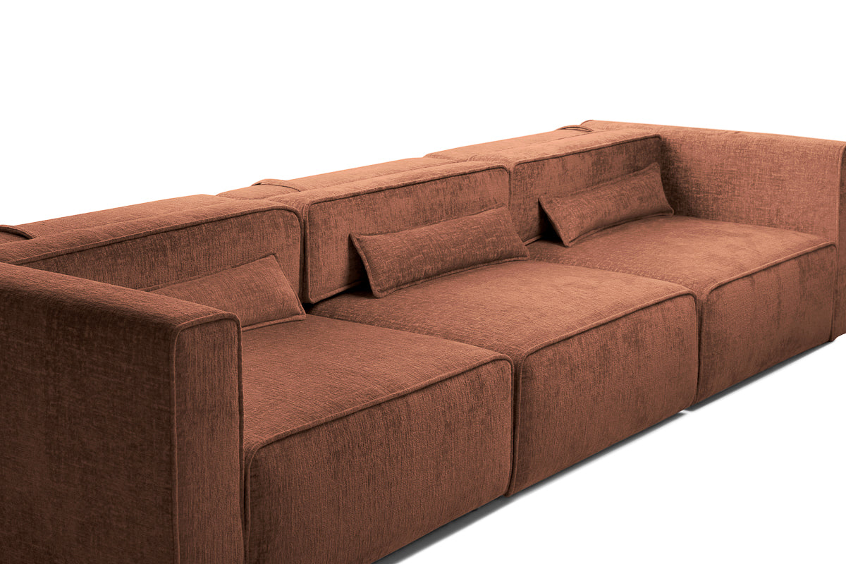 Canapea Extensibilă 5 locuri ZANETTO, cu 3 lăzi depozitare, 340x103x70 cm Prestige Home