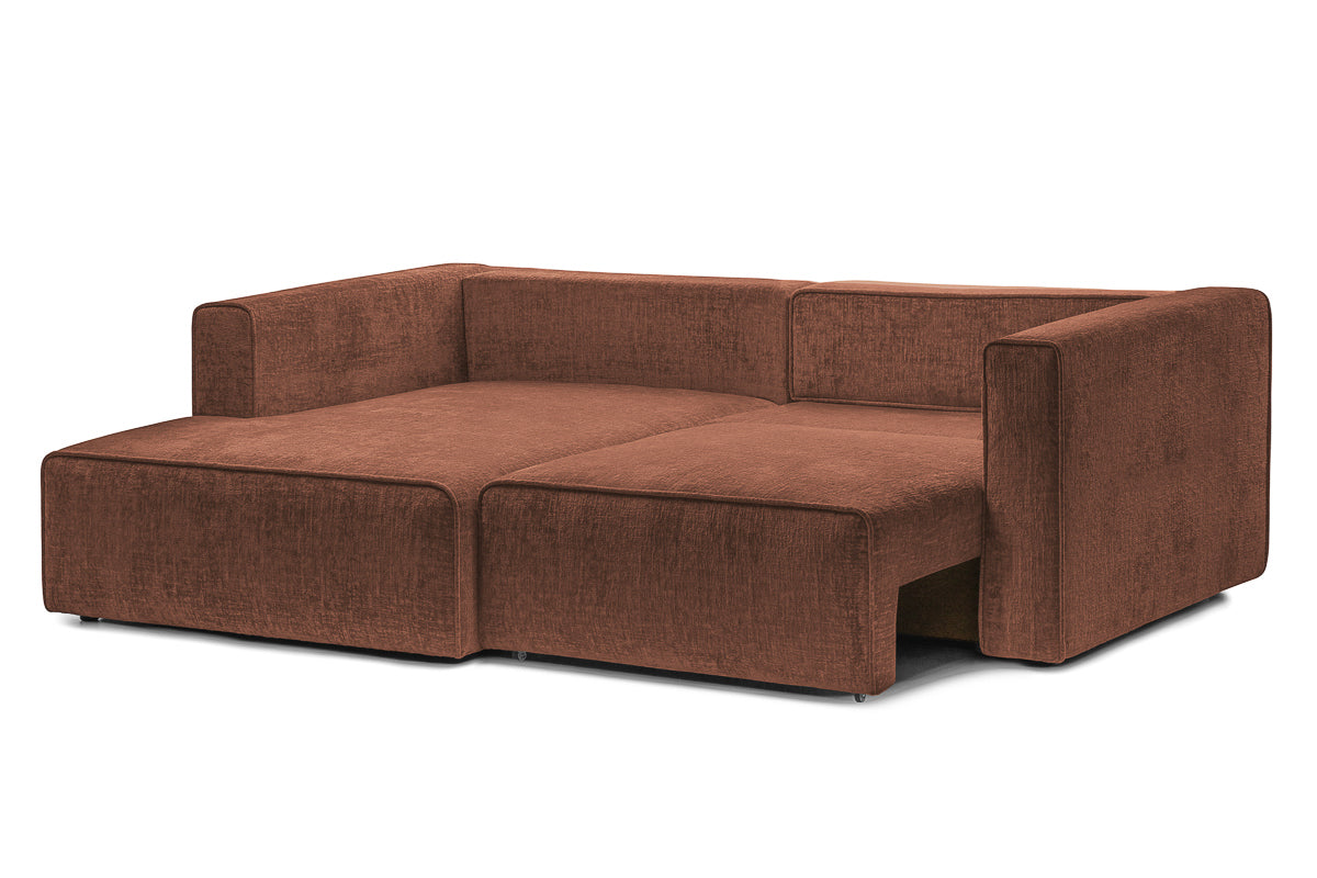 Colțar Extensibil 3 locuri ZANETTO, cu ladă de depozitare, 240x157x70 cm Prestige Home