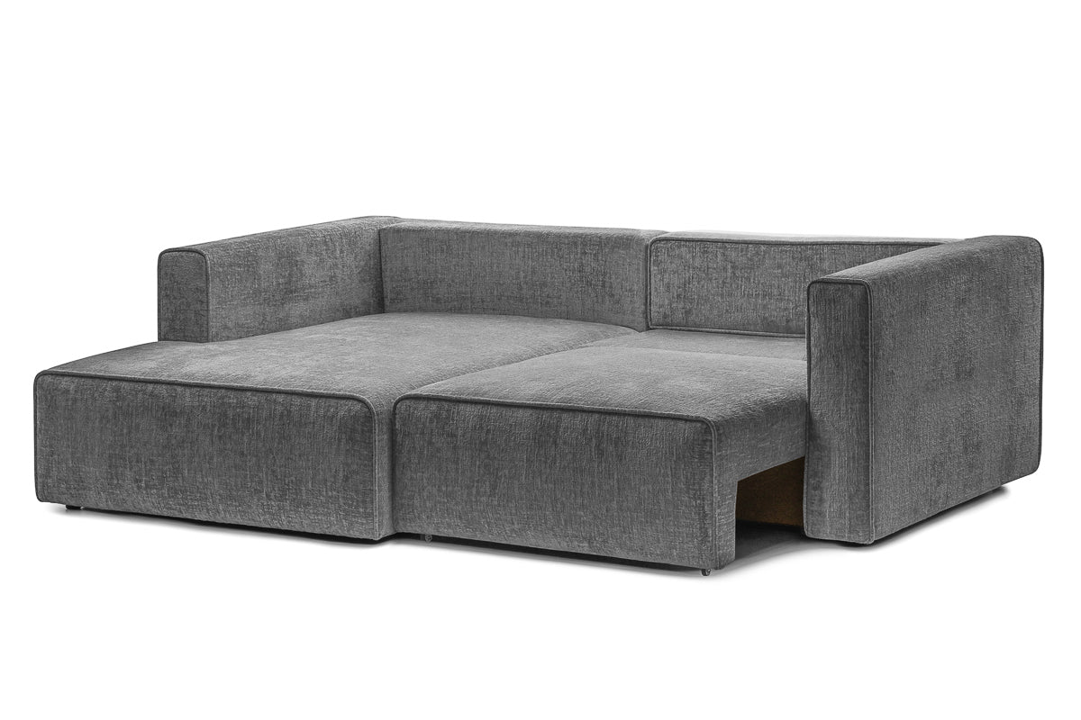 Colțar Extensibil 3 locuri ZANETTO, cu ladă de depozitare, 240x157x70 cm Prestige Home