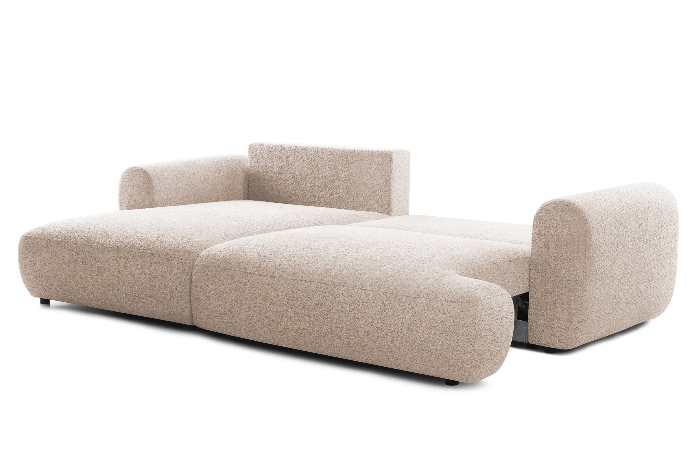 Colțar Extensibil 3 locuri NOA, cu ladă de depozitare, 270x155x80 cm Prestige Home