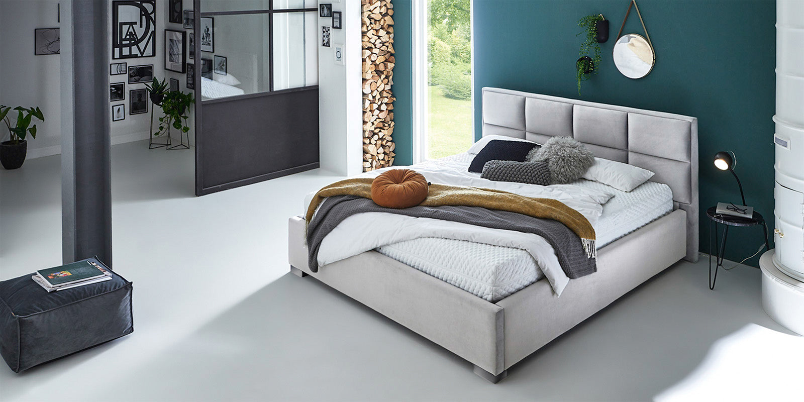 Pat Tapitat Melbourne, cu Lada Rabatabil, Prestigehome.ro, Prestige, #color_swing-gri