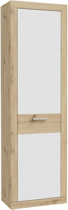 Dulap de hol Baccio cu bară de haine, aspect ramă, 58×97×34 cm Arboteca