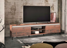 Comodă TV Genio Industrial, 200 cm, stejar/antracit Arboteca