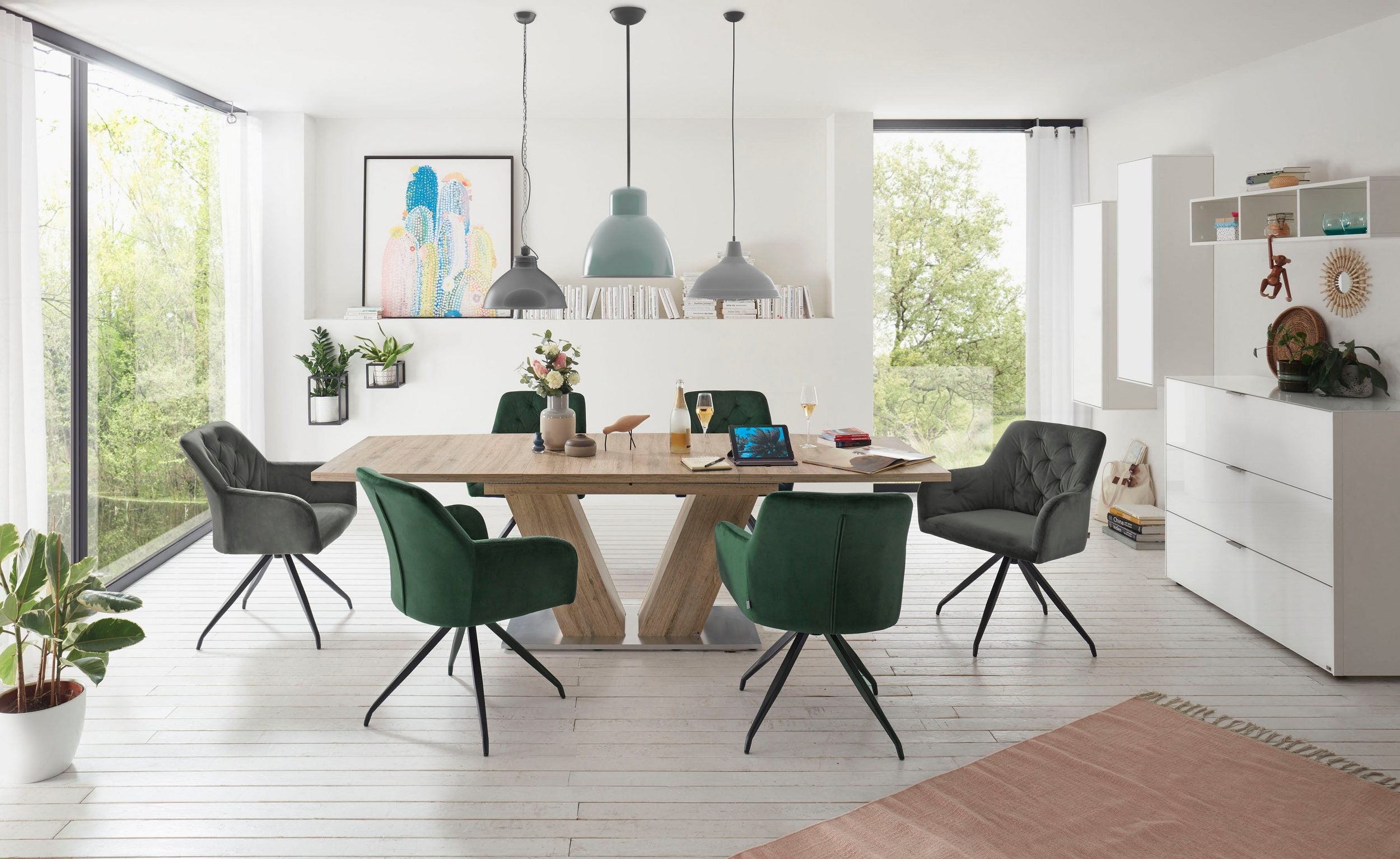 Set de 2 scaune tapițate Fremont Arboteca