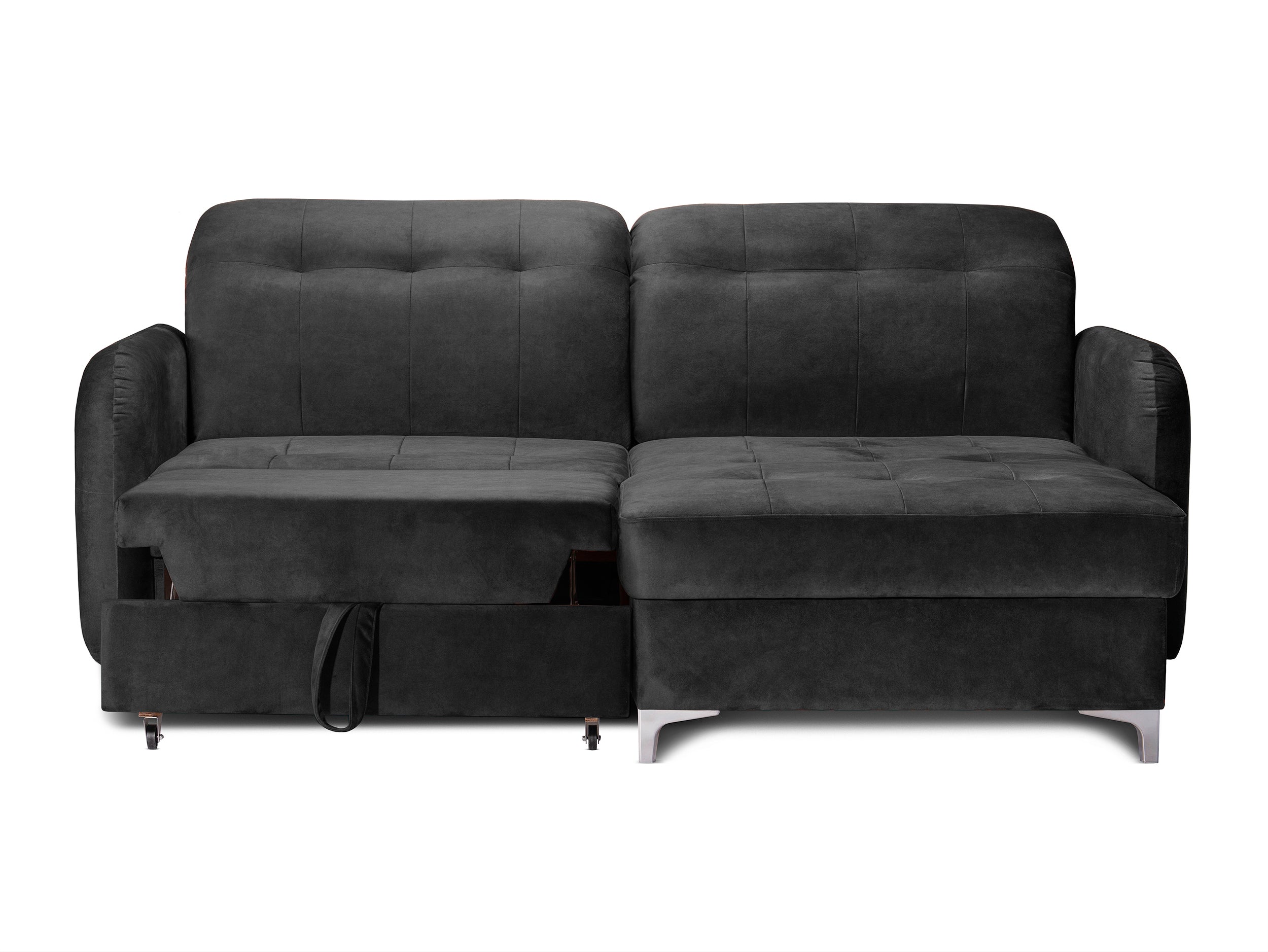 Colțar Extensibil STUDIO, cu lada depozitare, cu tetiere reglabile, 220 x 160 x 105 cm Prestige Home