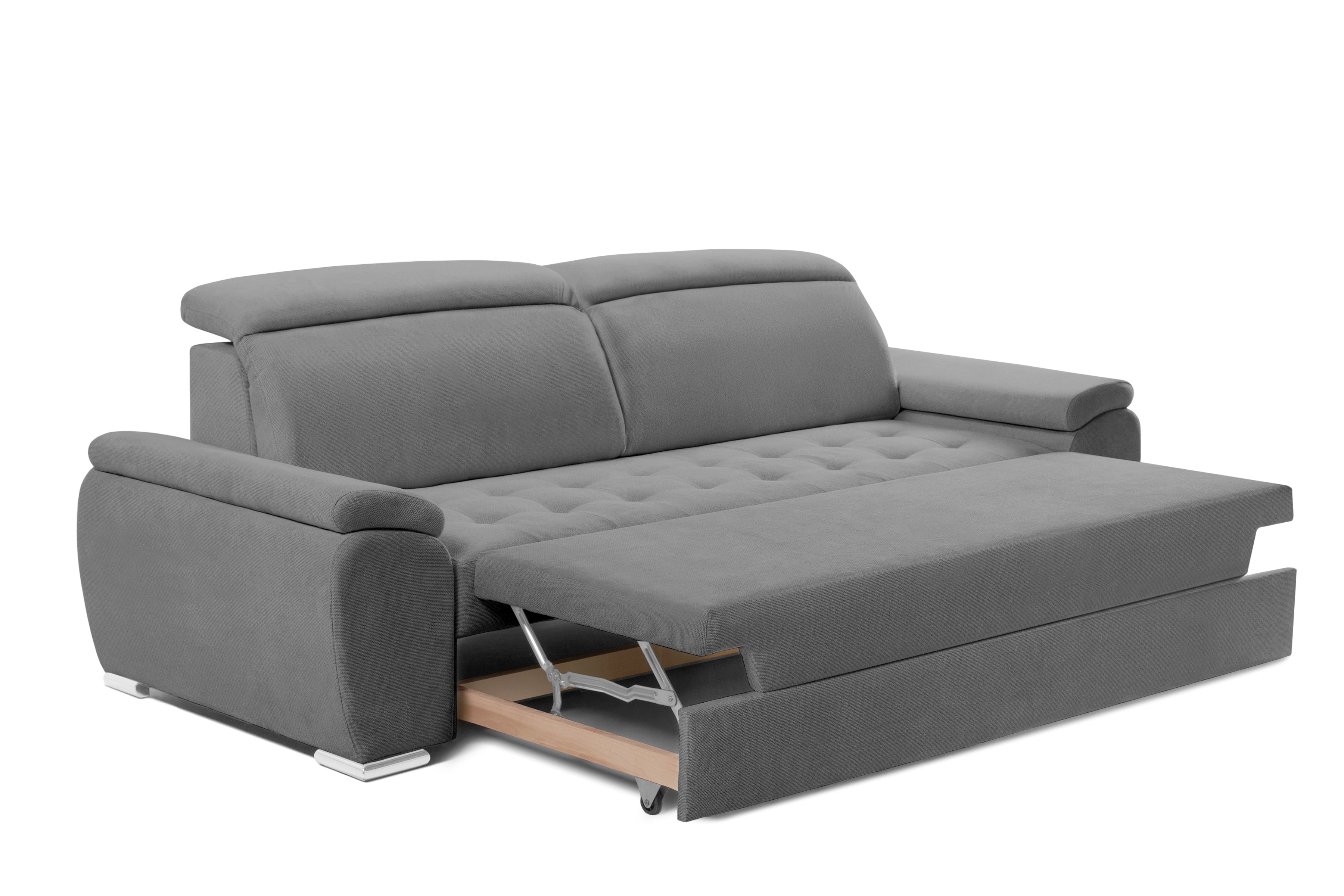 Canapea Extensibilă 3 locuri TRENDY, cu tetiere reglabile, 250x95x105 cm Prestige Home