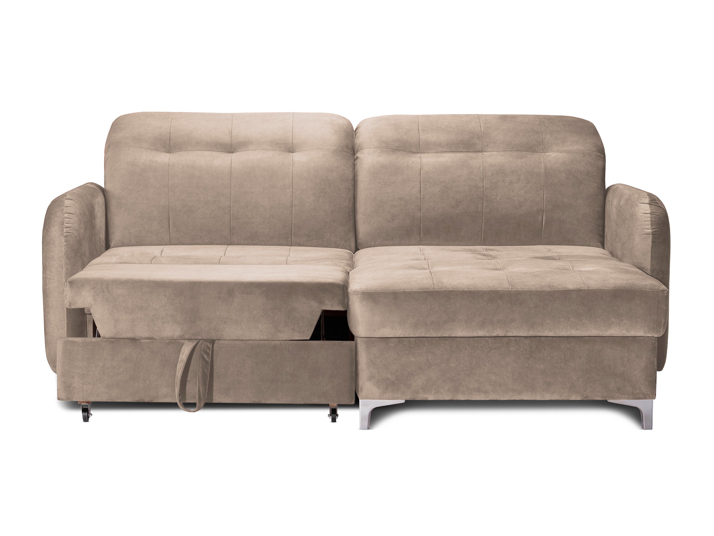 Colțar Extensibil STUDIO, cu lada depozitare, cu tetiere reglabile, 220 x 160 x 105 cm Prestige Home