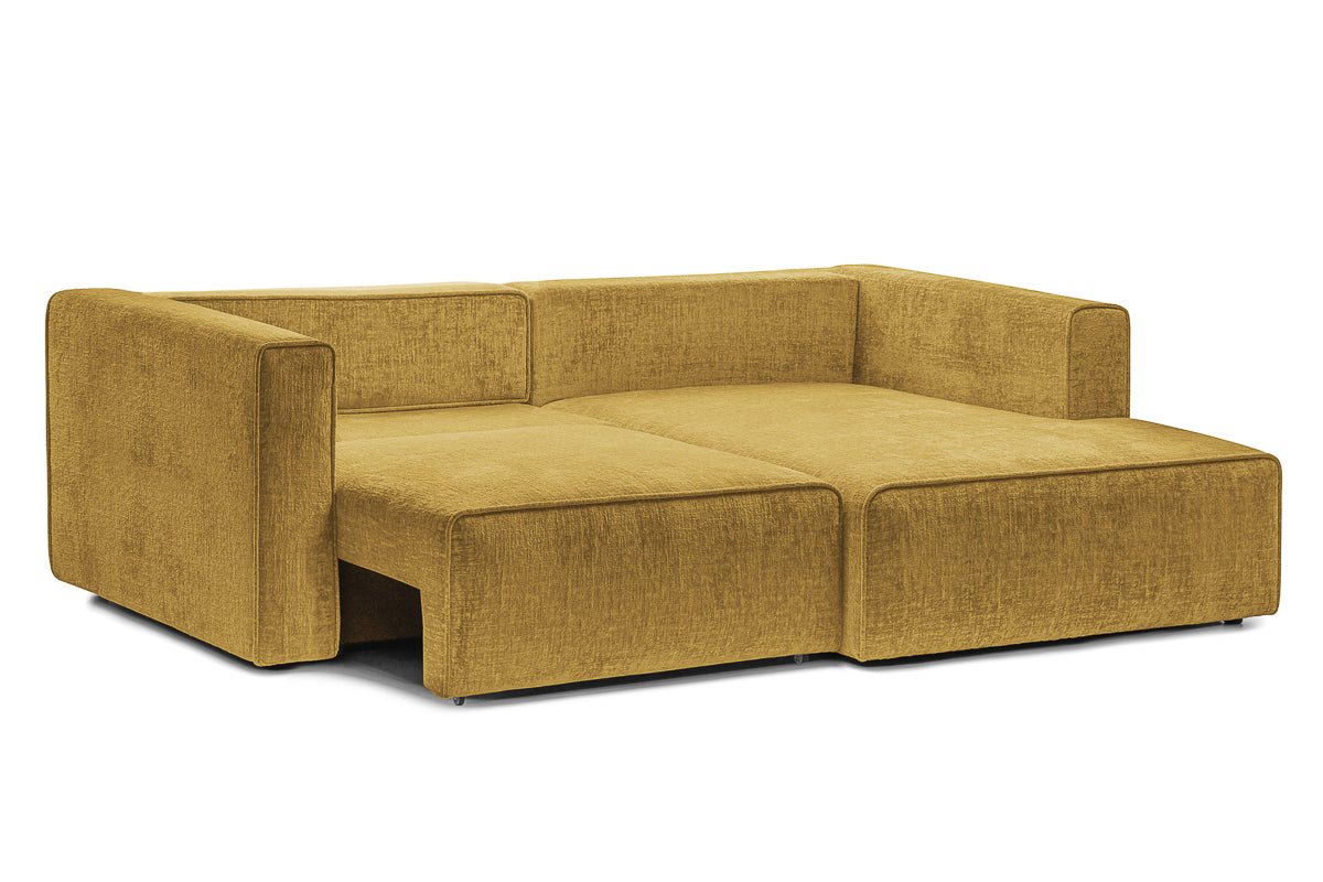 Colțar Extensibil 3 locuri ZANETTO, cu ladă de depozitare, 240x157x70 cm Prestige Home