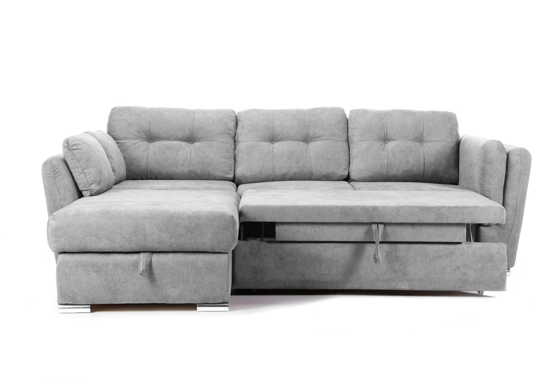 Colțar Extensibil JAZZ, cu ladă depozitare, 245 x 205 x 90 cm Prestige Home