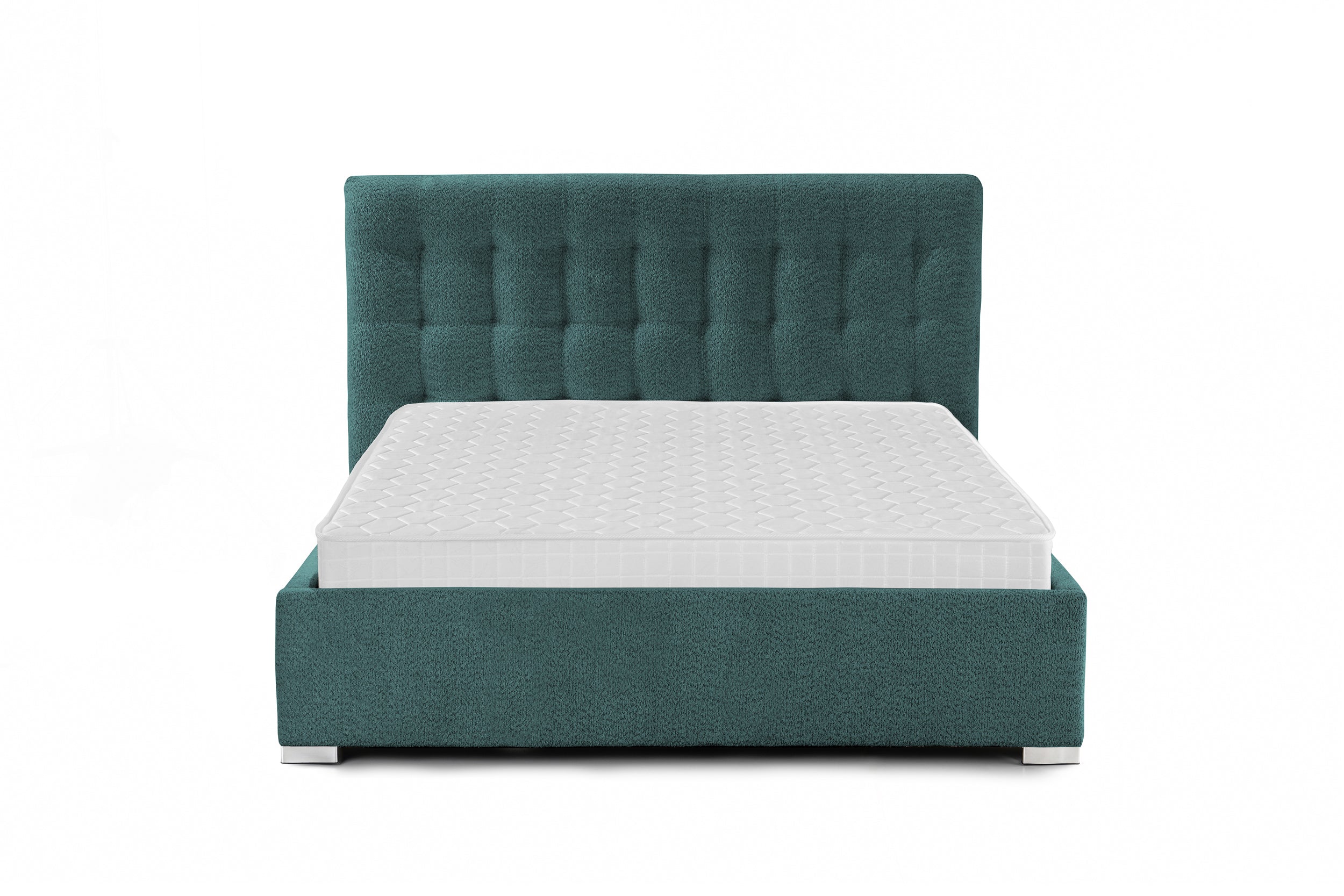 Pat Tapițat Strasbourg Premium, cu somieră rabatabilă și ladă depozitare Prestige Home