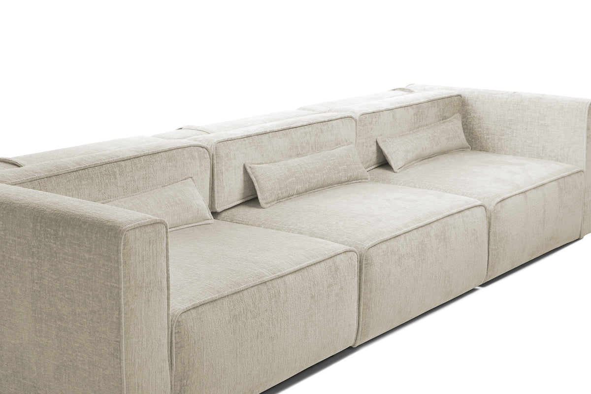 Canapea Extensibilă 5 locuri ZANETTO, cu 3 lăzi depozitare, 340x103x70 cm Prestige Home