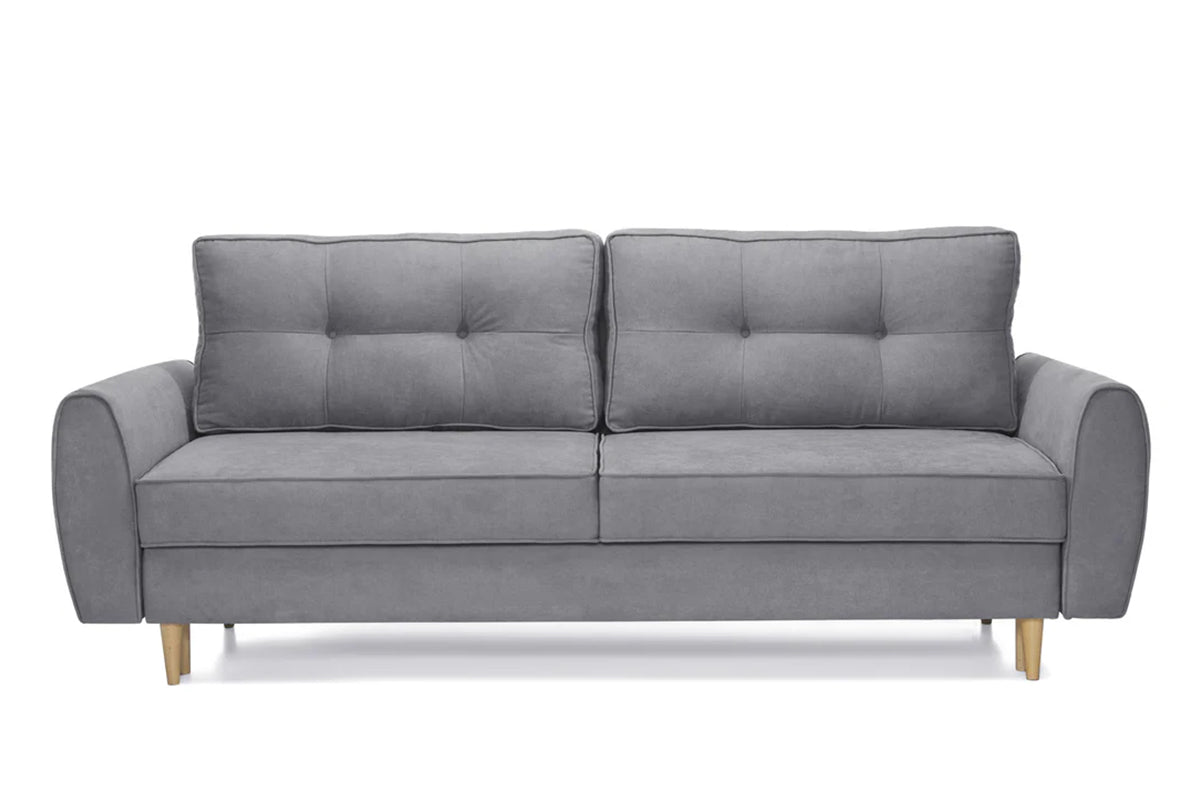 Canapea Extensibilă 3 locuri, RIGA, cu ladă de depozitare, 229x90x90 cm Gri-Enjoy Prestige Home
