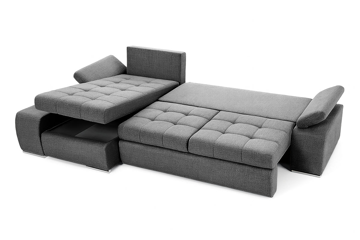 Colțar Extensibil VENETIA, cu ladă de depozitare, variante stânga/dreapta 290x170x80 cm Prestige Home