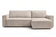 Colțar Extensibil CLOUD, cu ladă de depozitare, șezlong interschimbabil, 275x145x85 cm