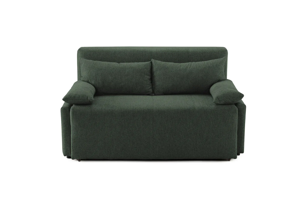 Canapea Extensibilă 2 locuri OSLO, 154x122x90 cm Verde-Inchis-Loft Prestige Home