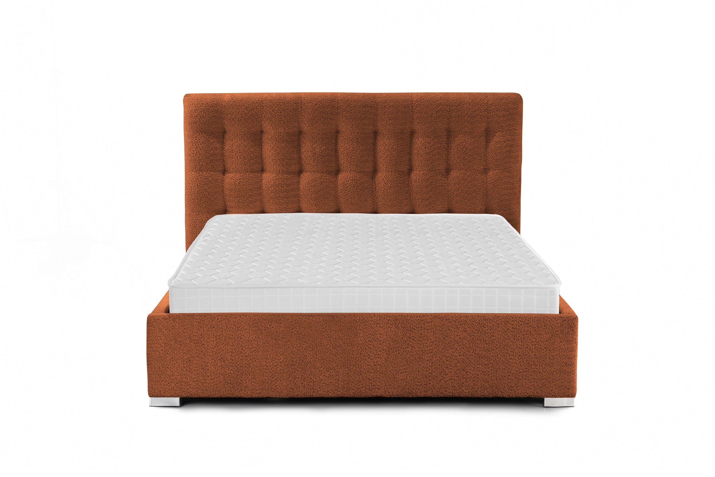 Pat Tapițat Strasbourg Premium, cu somieră rabatabilă și ladă depozitare Prestige Home