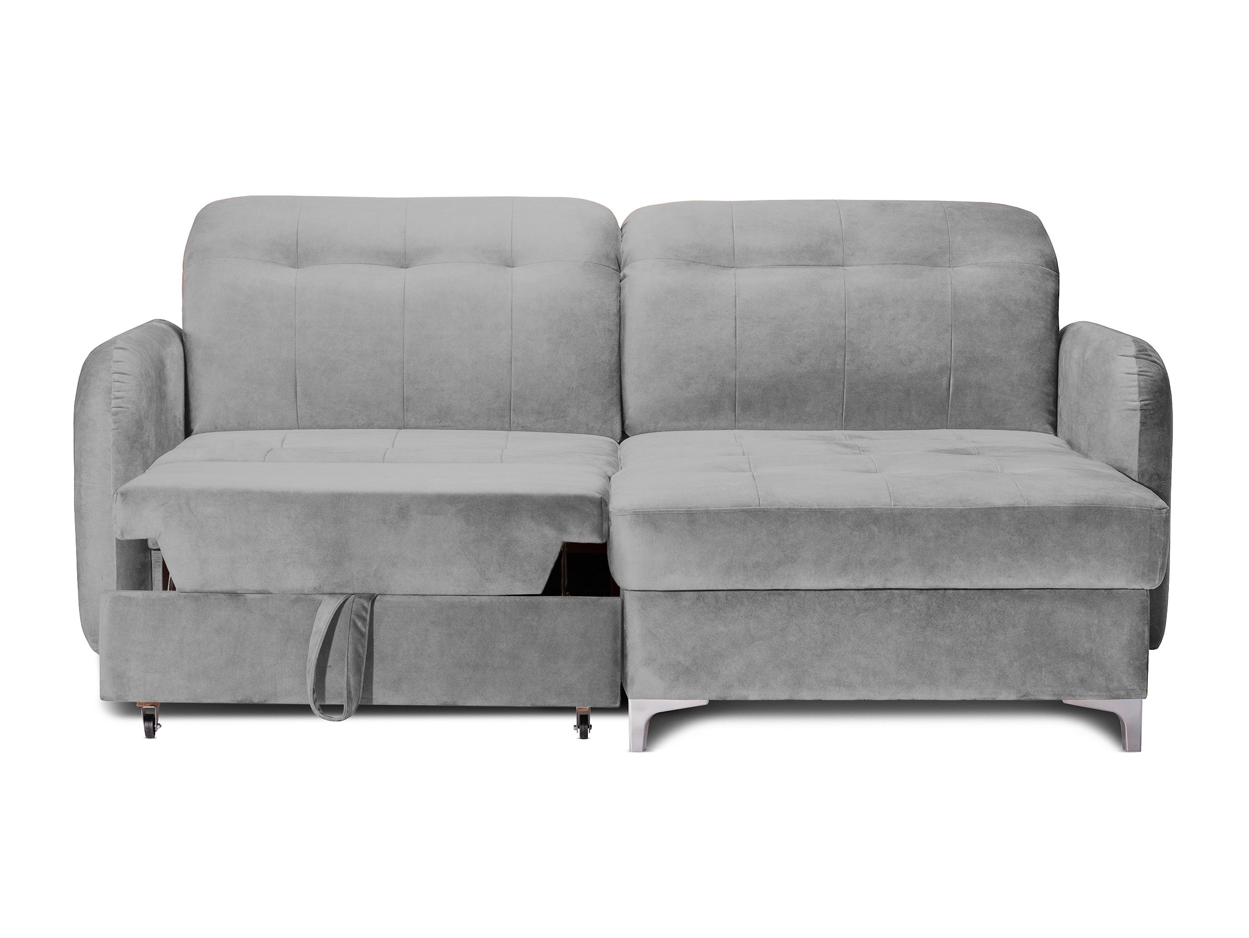 Colțar Extensibil STUDIO, cu lada depozitare, cu tetiere reglabile, 220 x 160 x 105 cm Prestige Home