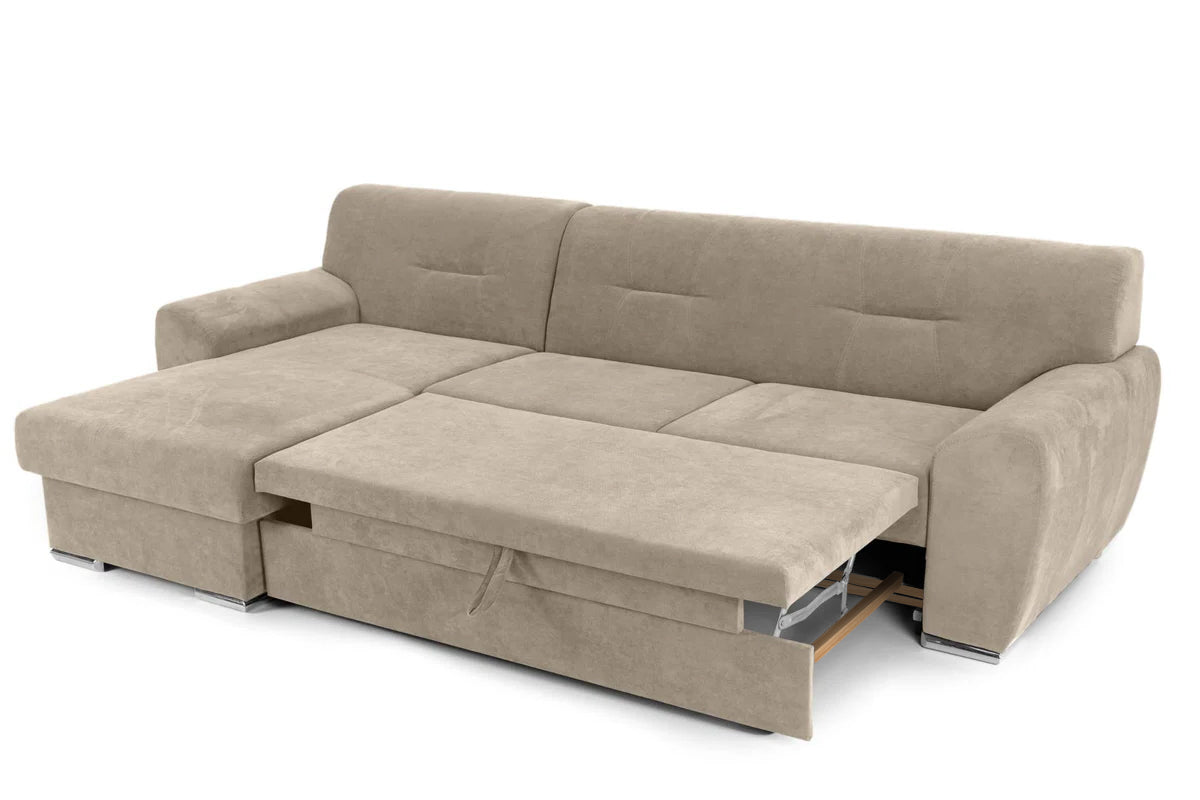 Colțar Extensibil ASTORIA, cu ladă de depozitare, variante stânga/dreapta 281x168x85 cm Prestige Home