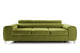 Canapea Extensibilă 3 locuri TIME, cu tetiere reglabile, cu suport lombar, 255x97x94 cm #color_Verde-Olive-Velluto