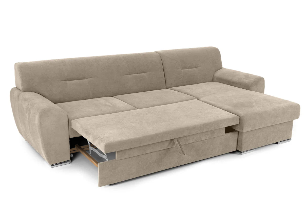 Colțar Extensibil ASTORIA, cu ladă de depozitare, variante stânga/dreapta 281x168x85 cm Prestige Home