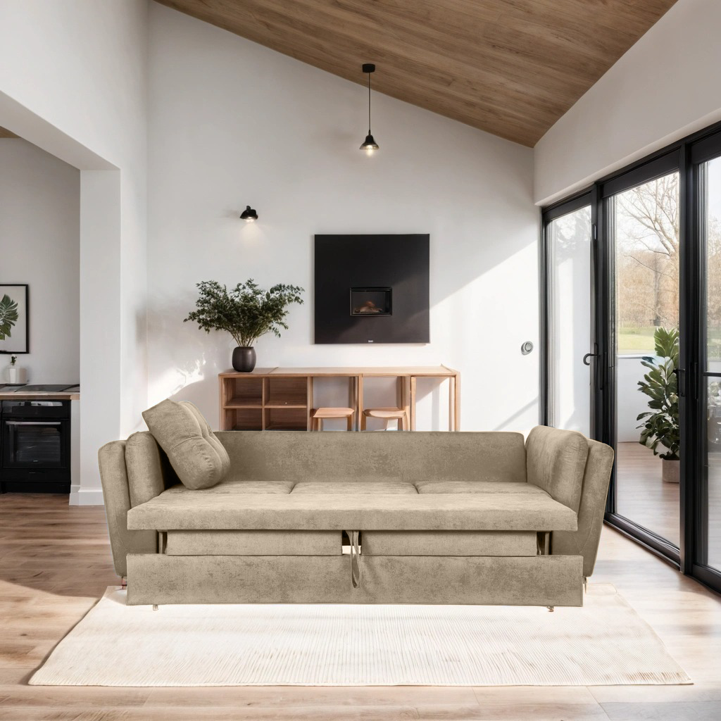 Canapea Extensibilă 3 locuri JAZZ, 250x105x90 cm Prestige Home