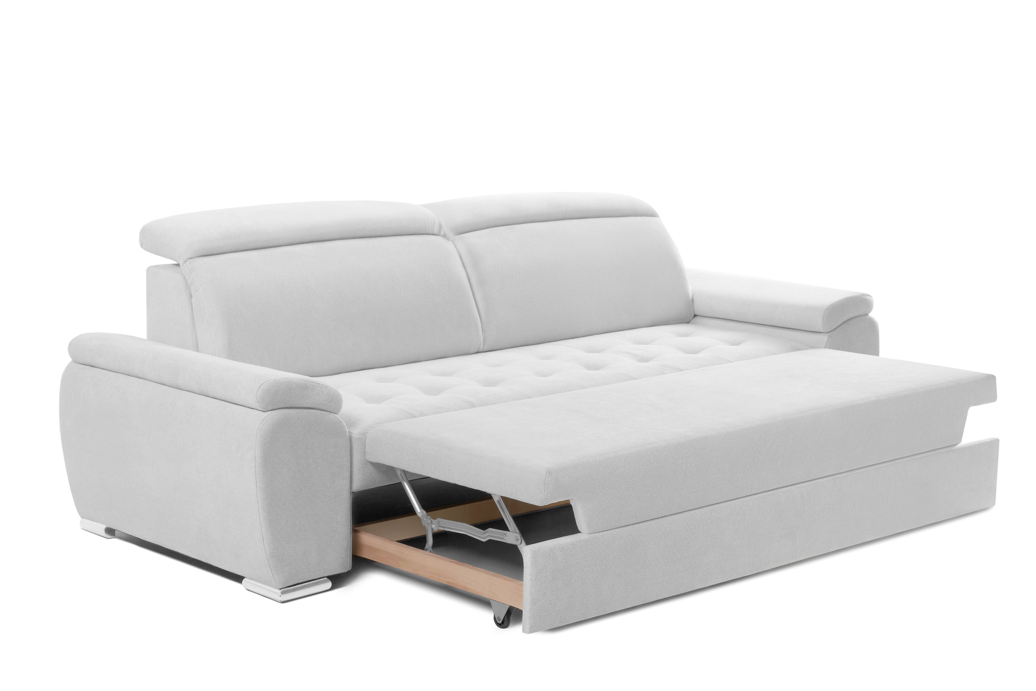Canapea Extensibilă 3 locuri TRENDY, cu tetiere reglabile, 250x95x105 cm Prestige Home